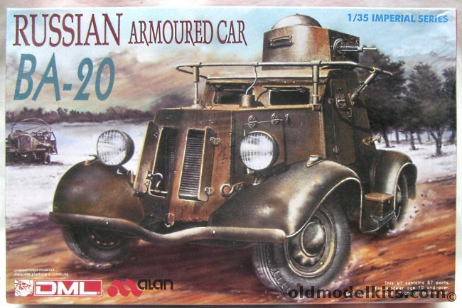 DML 1/35 BA-20 Russian Armored Car, 9003 plastic model kit